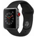 Restored Apple Watch Series 3 42mm GPS - Space Gray - Black Sport Band (Refurbished)