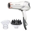 Revlon Pro Collection Infrared Tourmaline Ionic Hair Dryers, White with Concentrator and Diffuser
