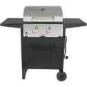 RevoAce 2-Burner Space Saver Propane Gas Grill, Stainless and Black, GBC1705WV