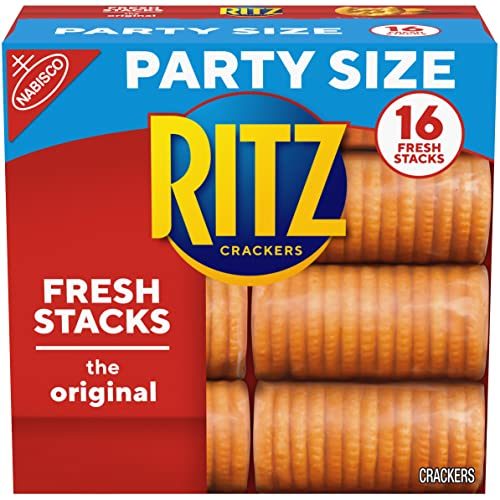 Ritz Crackers Flavor Party Size Box of Fresh Stacks 16 Sleeves Total, original, 23.7 Ounce