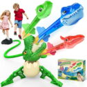 Rocket Launcher for Kids, Dinosaur Launcher Toys for Kids 3 4 5 6 7 Year Old Boys, Dino Blasters Launch...
