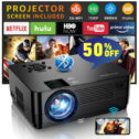 ROCONIA 5G WiFi Bluetooth Native 1080P Projector, 9800LM Full HD Movie Projector, LCD Technology 300