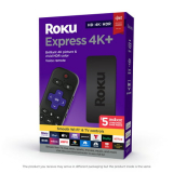 Roku Express 4K+ Streaming Player 4K/HD/HDR with Smooth Wi-Fi®, Premium HDMI® Cable, Voice Remote | 2021 On Sale At Walmart
