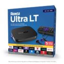 Roku Ultra LT | HD/4K/HDR Streaming Device with Ethernet Port and Roku Voice Remote with Headphone Jack, includes Headphones