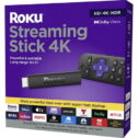 Roku Streaming Stick 4K HDR Dolby Streaming Media Player with Voice Remote