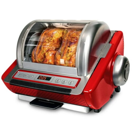 Ronco ST5250RED EZ-Store Rotisserie, Red