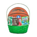 Rubber Basketball Easter Basket with Candy,Wondertreats