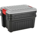 Rubbermaid ActionPacker 24 Gal Heavy Duty Plastic Storage Container, 2 Pack