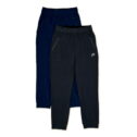 Russell Boys Ponte Knit Performance Jogger Pants 2-Pack, Sizes 4-18 & Husky
