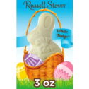 RUSSELL STOVER Easter Solid White Fudge Easter Bunny, 3 oz.