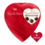 RUSSELL STOVER Valentine's Day Red Foil Heart Assorted Milk & Dark Chocolate Gift Box, 5.1 oz. (9 pieces)