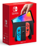 LOWEST PRICE EVER! Nintendo Switch OLED (Sw Oled) Model w/ Neon Red & Neon Blue Joy-Con