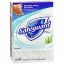 Safeguard Antibacterial Soap, White with Touch of Aloe 4 oz Bars, 4ea
