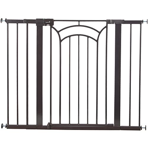 Safety 1St Décor Easy Install Tall & Wide Baby And Pet Gate With Pressure Mount Fastening