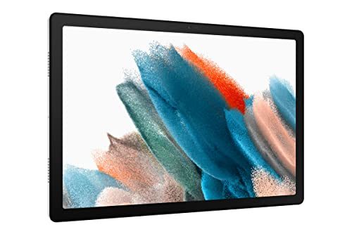 Samsung Galaxy Tab A8 Android Tablet, 10.5” LCD Screen, 32GB Storage, Long-Lasting Battery, Kids Content, Smart Switch, Expandable Memory, Silver,...