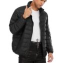 SAYFUT Men's Lightweight Down Jacket Puffer Bubble Coat Packable Warm Puffer Down Zipper Coat Water Resistant Big and Tall Size...