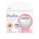 Schick Intuition Advanced Moisture Women's Razor Refills, 3 Ct, Lather & Shave In One Step