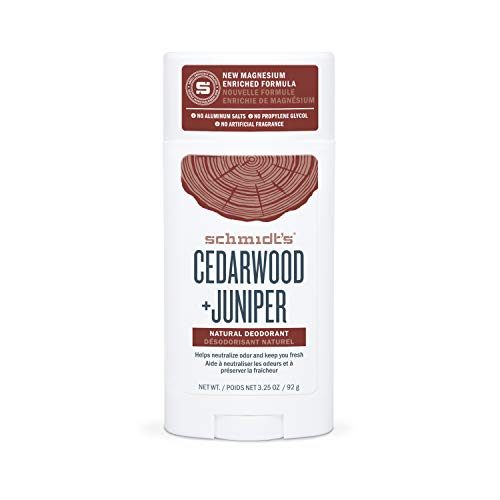 Schmidt's, Aluminum Free Natural Deodorant for Women and Men 24 Hour Odor Protection Certified Cruelty Free Vegan Deodorant oz, Cedarwood...