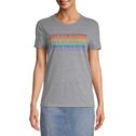 Scoop Enzyme Wash Stay in the Rainbow Short Sleeve T-Shirt Women's