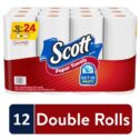 Scott Choose-A-Sheet Paper Towels, White, 12 Double Rolls