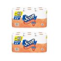 Scott ComfortPlus Toilet Paper, 12 Mega Roll, 5544 ct, Bath Tissue(2-Pack)