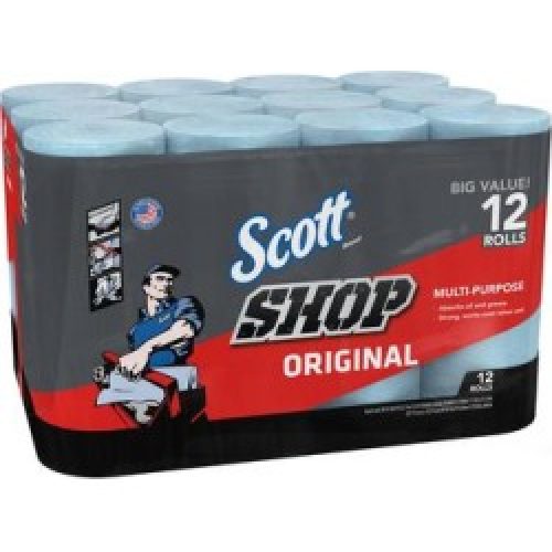 Scott Shop Towels (55 sheets/roll, 12 rolls)