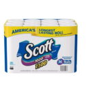 Scott 1100 Unscented Bath Tissue, 1-ply (36 Rolls = 1100 Sheets Per Roll)