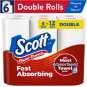 Scott Choose-a-Sheet Paper Towels, 6 Double Rolls