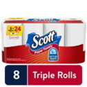 Scott Paper Towels, Choose-A-Sheet, 8 Triple Rolls