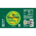 Seagrams Ginger Ale Mini Soda Pop Soft Drink, 7.5 fl oz, 6 Pack Cans