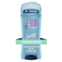 Secret Outlast Clear Gel Antiperspirant Deodorant for Women, Unscented 3.4 oz