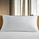 Serta 300 Thread Count White Down Fiber Bed Pillow-Side Sleeper