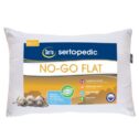 Sertapedic No Go Flat Bed Pillow, Standard/Queen