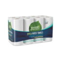 Seventh Generation 100% Recycled Paper Kitchen Towel Rolls 2-Ply, 11 x 5.4 Sheets, 156 Sheets/RL, 8 RL/PK