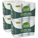 Seventh Generation Paper Towels 100 Recycled Paper 2Ply , White, 140 Count, (Pack Of 4)