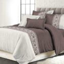 Shatex 2 Pieces Bedding Comforter Sets Microfiber Polyester – Twin Coffee