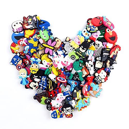 Shoe Charms 25Pcs fits for Shoe Decoration Wristband Bracelet for Kids Girls Women Halloween Birthday Party Gift