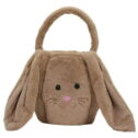 SIfdSeng Easter Bag Basket Plush Rabbit Gift Bag Easter Gift Basket Rabbit Buckets with Long Plush Ear for Party Decorations...