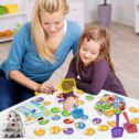 Sight Word Games 142 Pieces Phonics Games Sight Word Swat Game Kids Learning Games Preschool Educational Toys for 3, 4,...