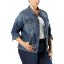 Signature by Levi Strauss & Co. Women's Plus Size Denim Trucker Jacket