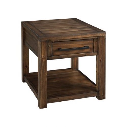 Signature Design by Ashley Marleza Brown Rectangular End Table