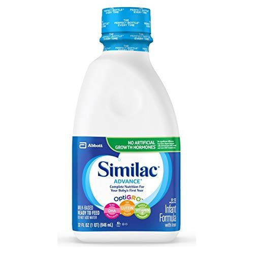 Similac® Advance®* Infant Formula with Iron, 6 Count, Ready-to-Feed, 32-Fl Oz Bottle