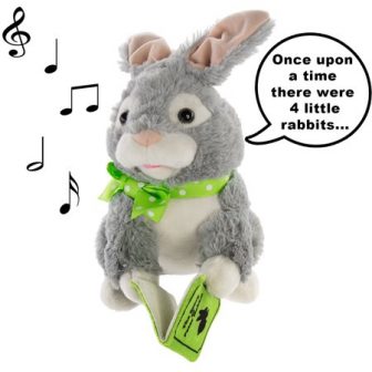 Simply Genius Storytelling Peter Rabbit Stuffed Animal, Plush Toy, Animated Stuffed Animals...