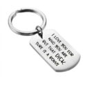 SJENERT I Love You for Who You Are Keychain Boyfriend Keychains Gift Idea for Men Him Birthday Anniversary Wedding from...