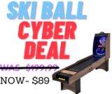 84 Inch Roll And Score Ski Ball Game CYBER DEAL Now LIVE!