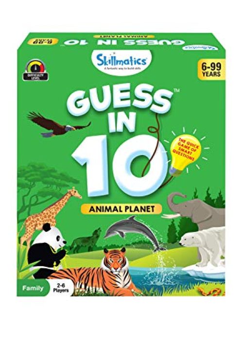 Skillmatics Card Game : Guess in 10 Animal Planet | Easter Basket Stuffers for 6 Year Olds and Up |...