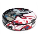 Skin Decal Wrap Compatible With Shark Ion Robot R85 Vacuum Sticker Design Graffiti Mash Up