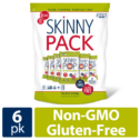 SkinnyPop Original Popcorn, Skinny Pack, Gluten-Free, 0.65 oz Bags, 6 Ct
