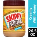 SKIPPY Natural Creamy Peanut Butter Spread with Honey, 26.5 oz