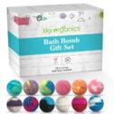 Sky Organics Bath Bomb Gift Set for Body to Soak, Nourish & Enjoy, 12 ct.